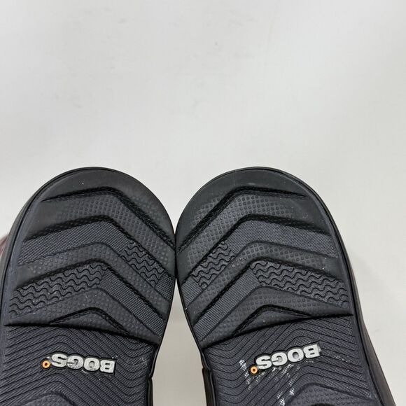 Bogs Classic II Mountain Geo Waterproof Boots Kids Girls Boys Size 4 Gray - Picture 14 of 15